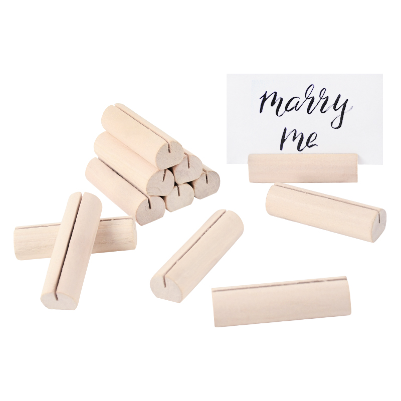 5/10Pcs Wooden Photo Stand Rec - Document Holder Stand recension och pris