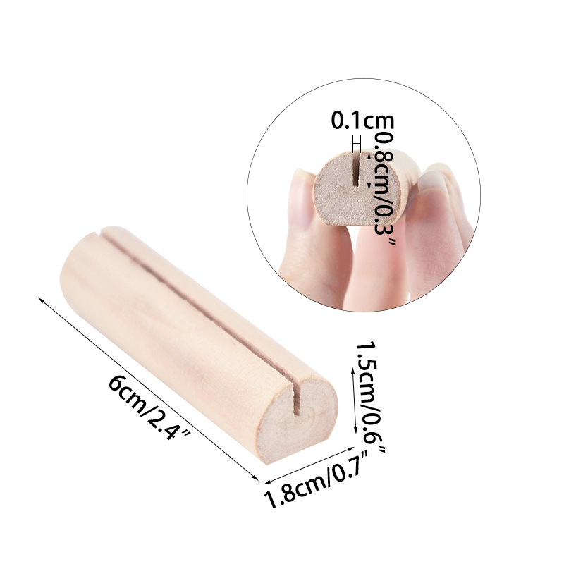 5/10Pcs Wooden Photo Stand Rec - Document Holder Stand recension och pris
