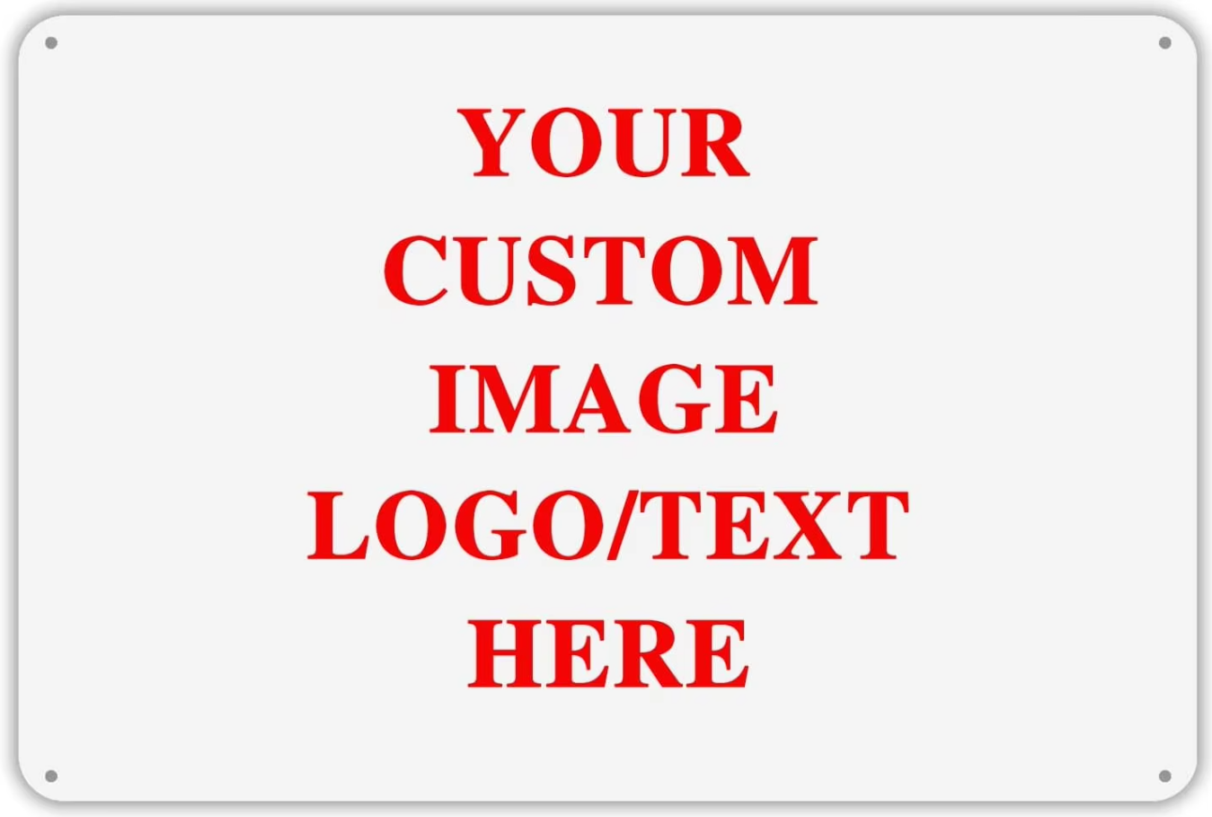 Custom Sign Personalized Metal - Home Office Logo recension och pris