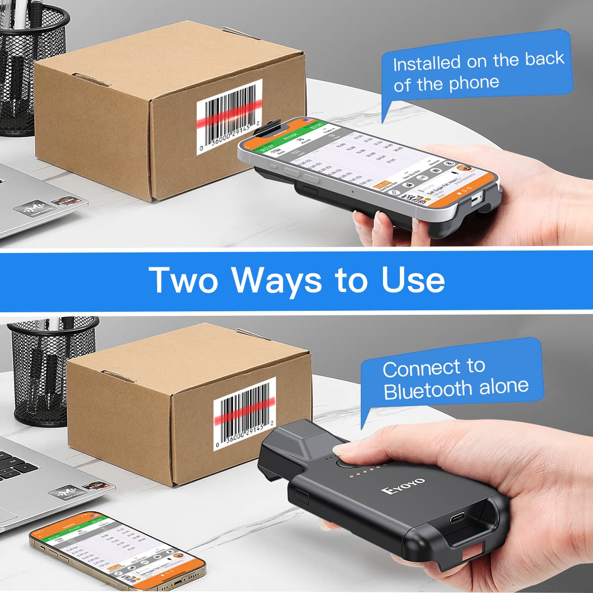 Eyoyo EY-017 Back Clip Bluetoo - Document Scanner Portable recension och pris