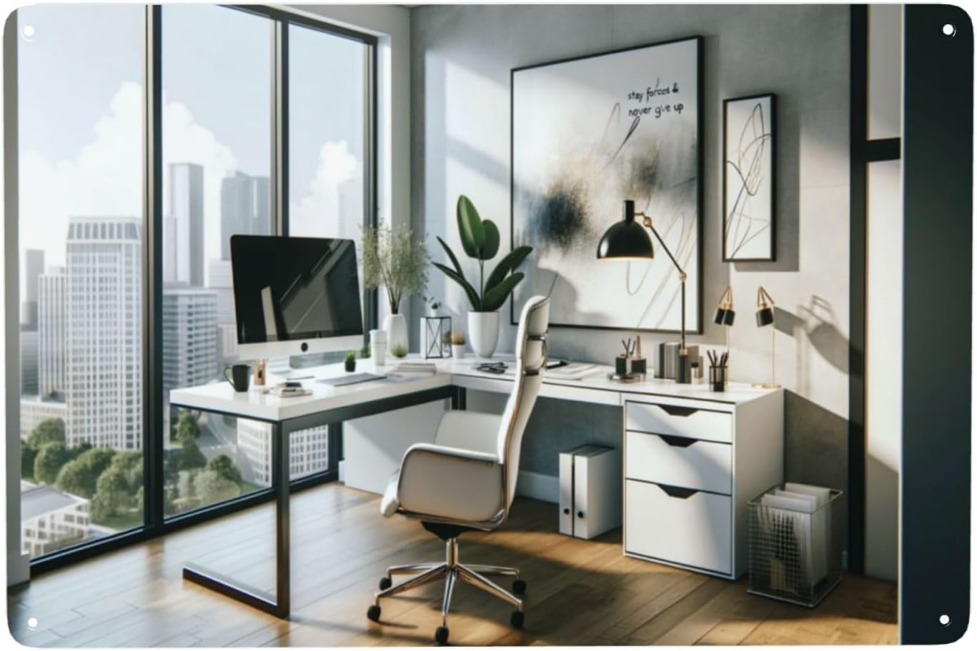 Modern Minimalist Office Metal - Home Office Room Inspiration recension och pris