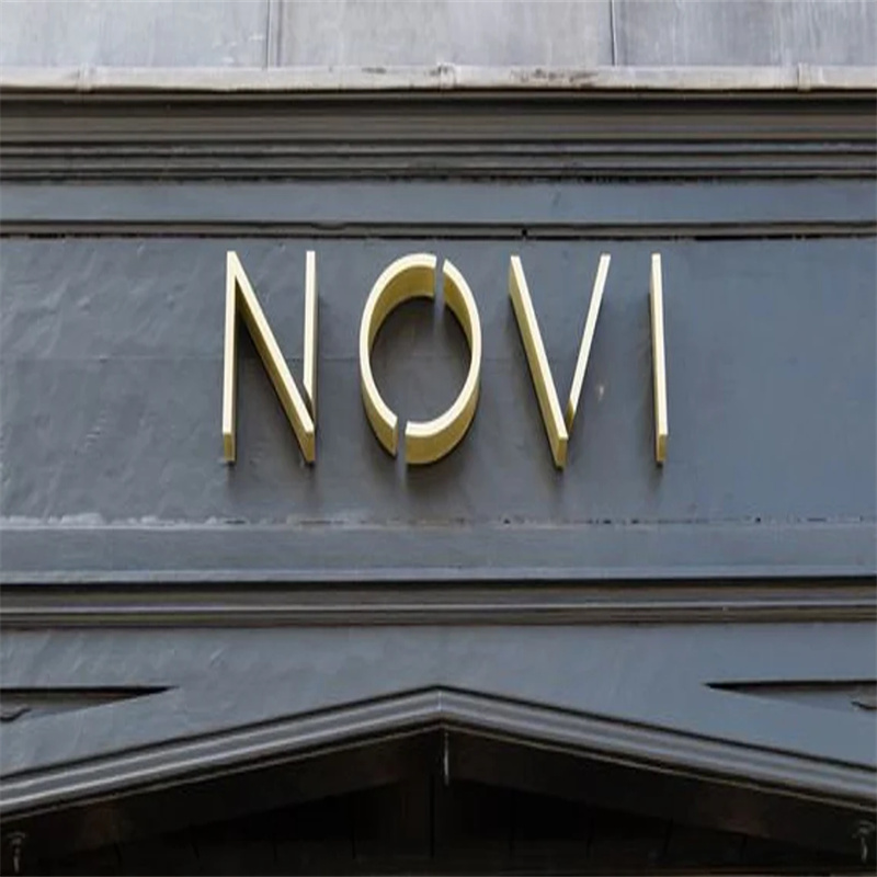 Metal Advertising Letters Numb - Home Office Logo recension och pris